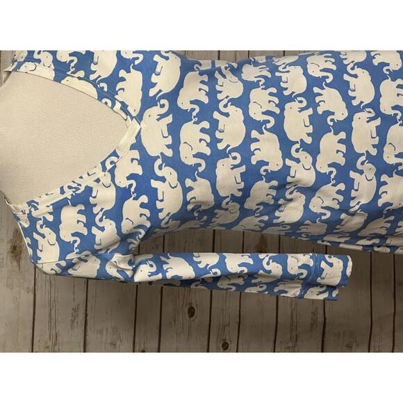 Lilly Pulitzer Tusk in Sun 3/4 length sleeve V-neck t-shirt dress Size XS - Picture 3 of 7